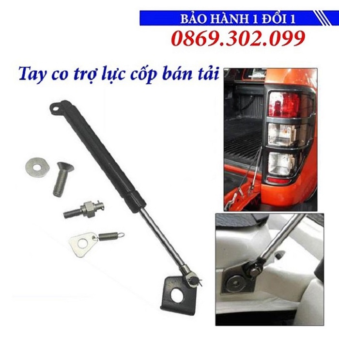 Ty thủy lực đôi  - Ford Ranger - Mazda BT-50 - Chevrolet Colorado - tay co cốp thùng sau