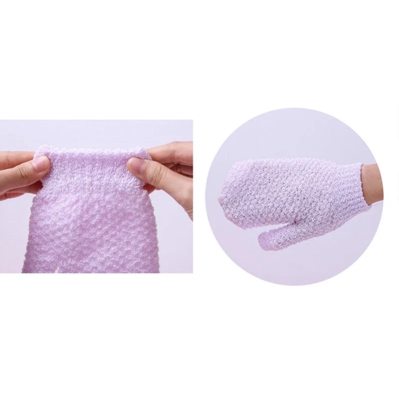 Găng Tay Tắm Tẩy Tế Bào Chết Làm Sạch Da Lameila Bath Gloves