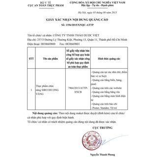 [Mới] Siro ho Ong Vàng Plus H/30g