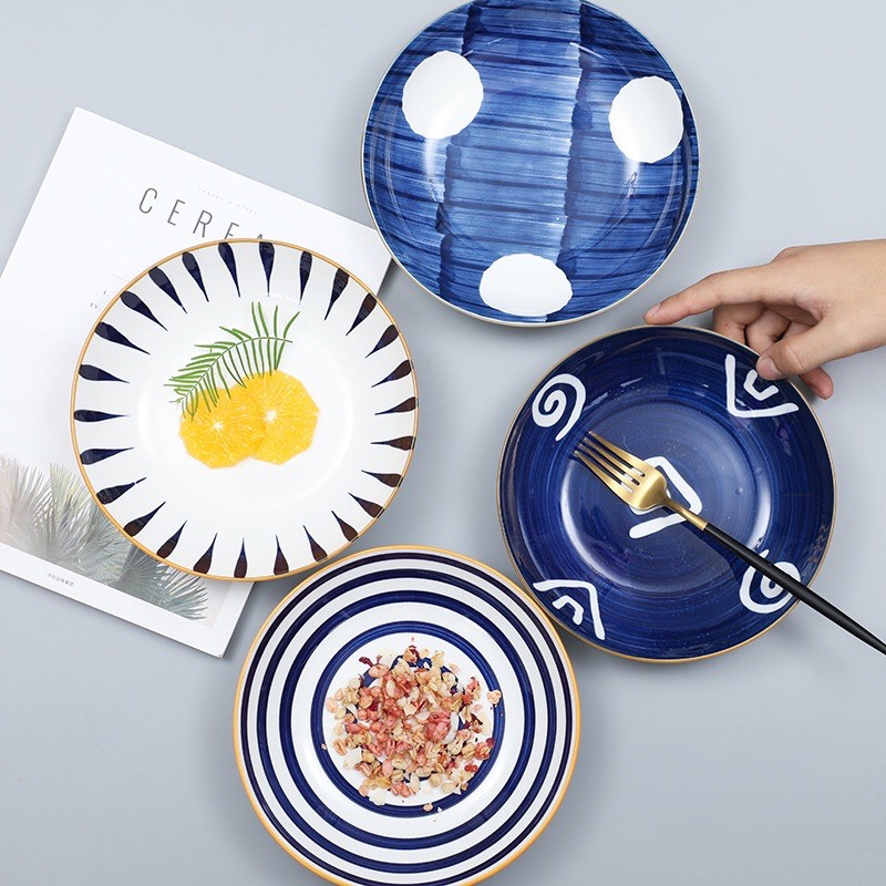 SET 4C ĐĨA GỐM SỨ
