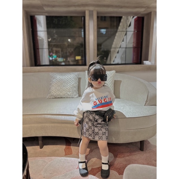 Set áo nỉ chân váy GC cao cấp cho bé gái