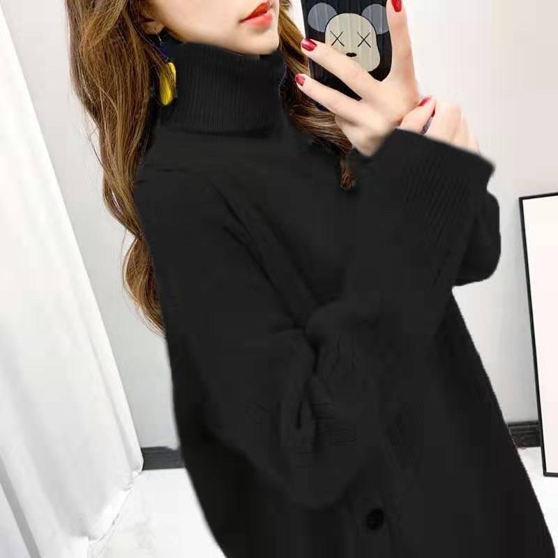 Áo Len Nữ Cổ Cao Thời Trang Nữ Siêu HOT 2021