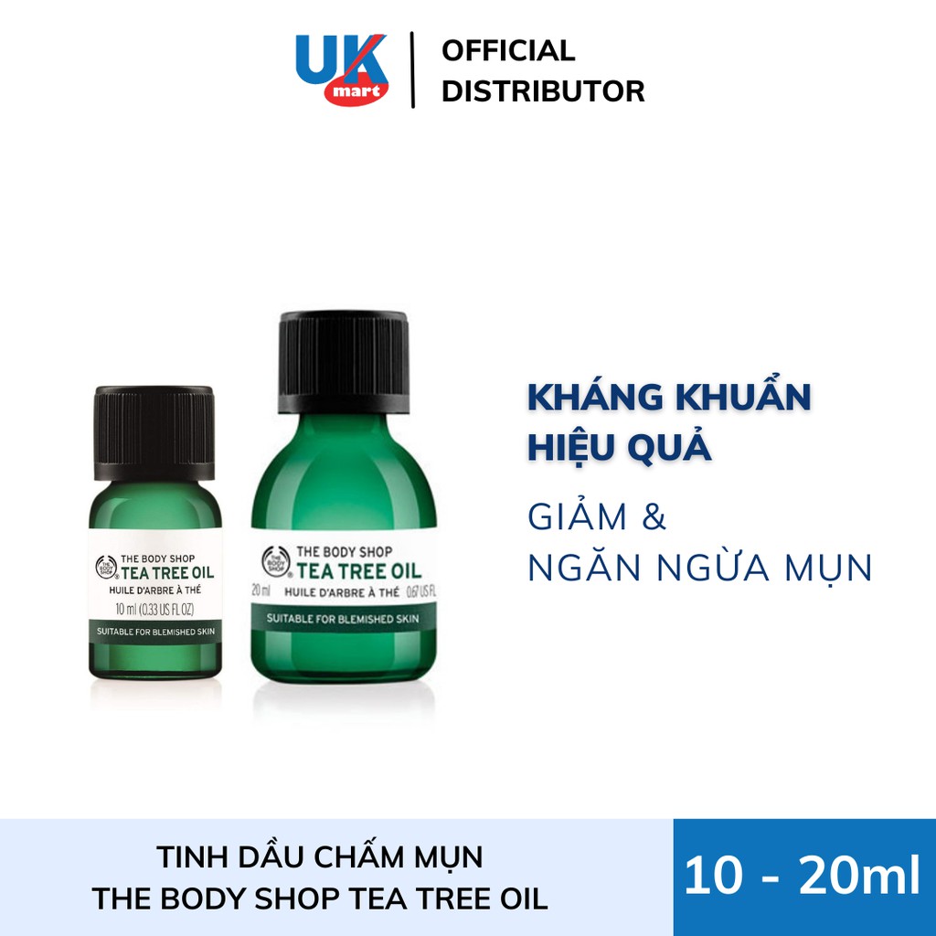 Tinh Dầu Tràm Trà Chấm Mụn, Kháng Khuẩn The Body Shop Tea Tree Oil