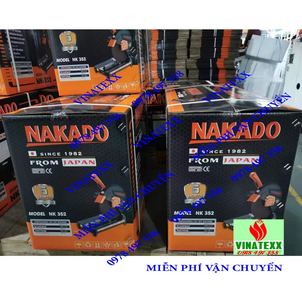 Máy cắt sắt NAKADO NK-352- MÁY CẮT THÉP CÔNG SUẤT 2,4KW NHẬT BẢN