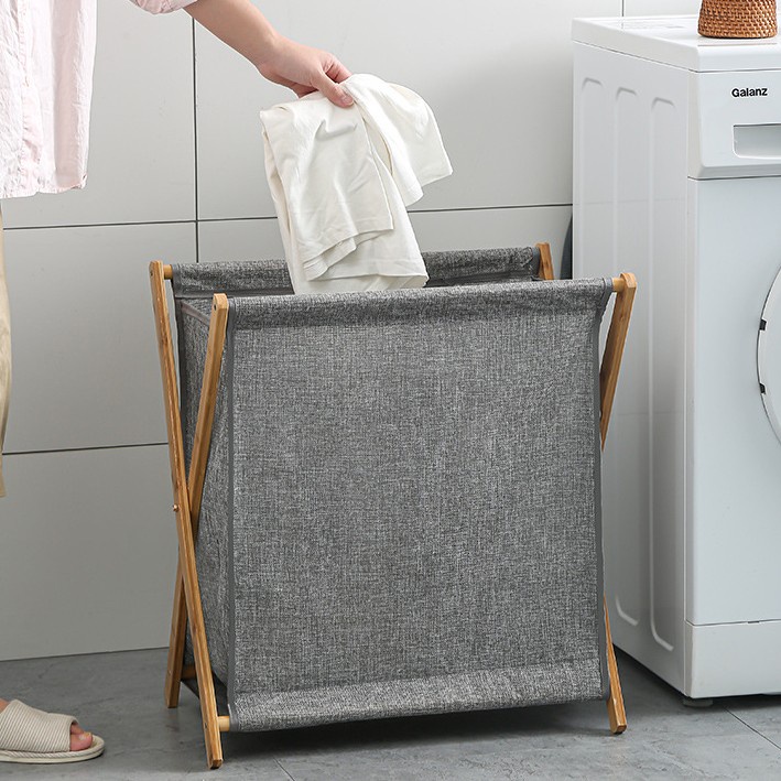 Giỏ đựng đồ giặt, giỏ đựng quần áo cao cấp, sang trọng, tối giản, tiện nghi