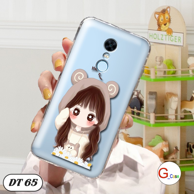 Ốp lưng dẻo trong in hình cho Xiaomi Redmi 5 Plus