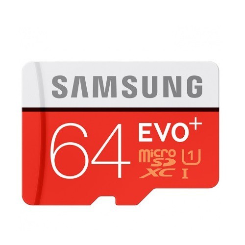 Thẻ nhớ MicroSDXC Samsung Evo+ 64GB UHS-I U1 80MB/s (Đỏ) - Không Box