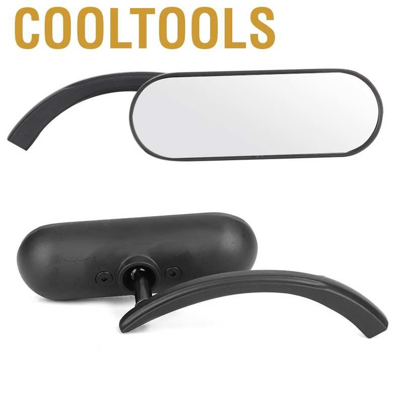 Set 2 gương chiếu hậu hình oval mini dành cho xe mô tô honda shadow 600 / 750 1100 ace