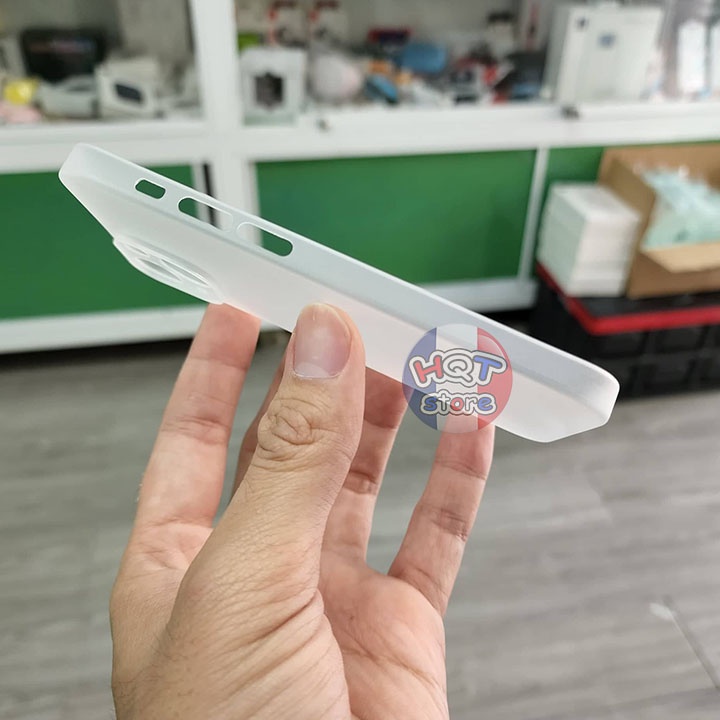 Ốp lưng nhám siêu mỏng Ultra Slim 0.4mm cho IP 13 Pro Max / 13 Pro / 13 / 13 Mini chống bám vân tay