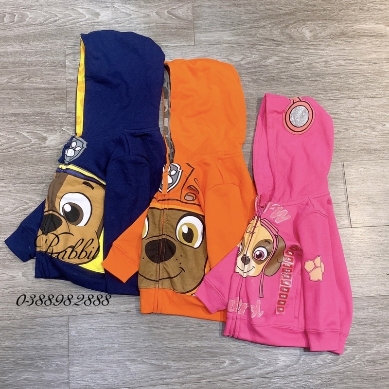 Áo khoác nỉ mỏng Paw Patrol