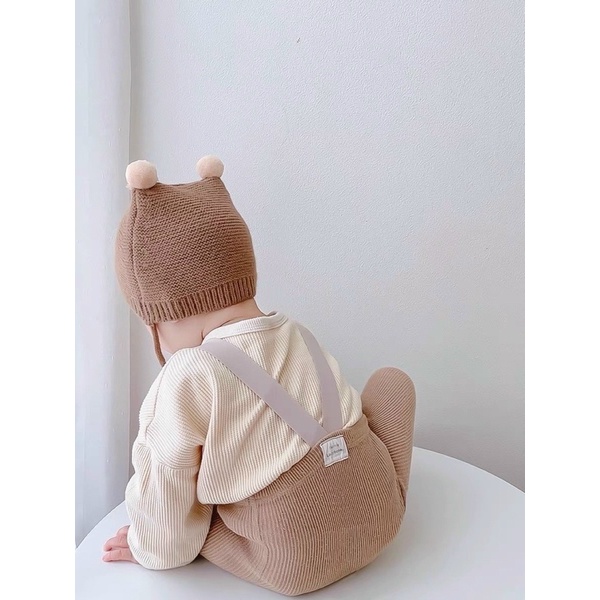 Mũ Len BB Hàn Quốc Cho Bé Trai Bé Gái  6 tháng - 2 tuổi