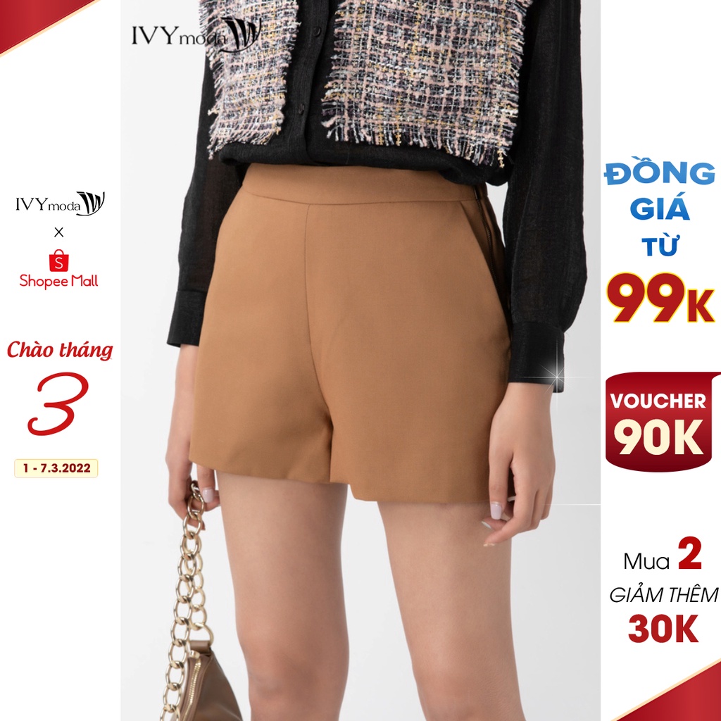 Quần sooc nữ ngang đùi IVY moda MS 20M7093