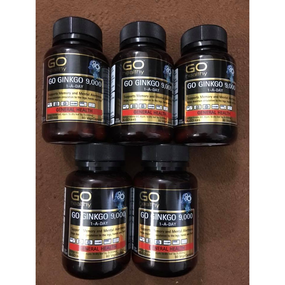 Viên uống bổ não Go GINKGO 9000, lọ 60 viên | BigBuy360 - bigbuy360.vn