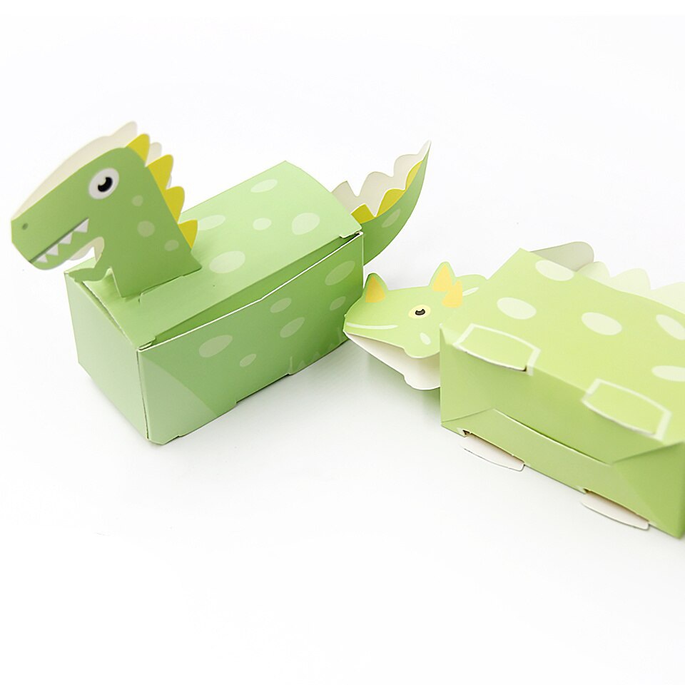 Set 10 Hộp carton Đựng Bánh Kẹo Hình Khủng Long Xinh Xắn