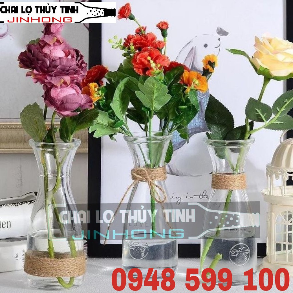 [SALE_TẾT]  Ly Thủy Tinh Eo Trà Sữa 350ml eo nhỏ JH-10102