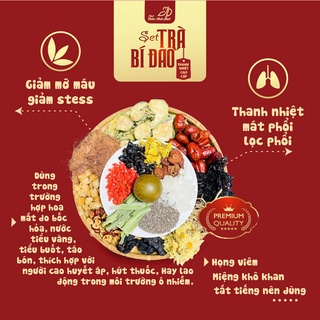 SET TRÀ SÂM BÍ ĐAO HẠT CHIA
