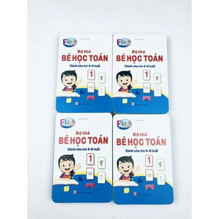 bộ thẻ học toán và chữ số