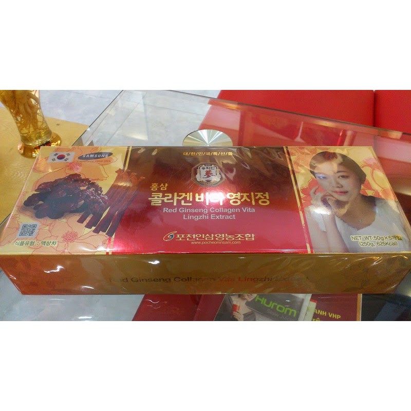 CAO HỒNG SÂM COLLAGEN LINH CHI POCHEON