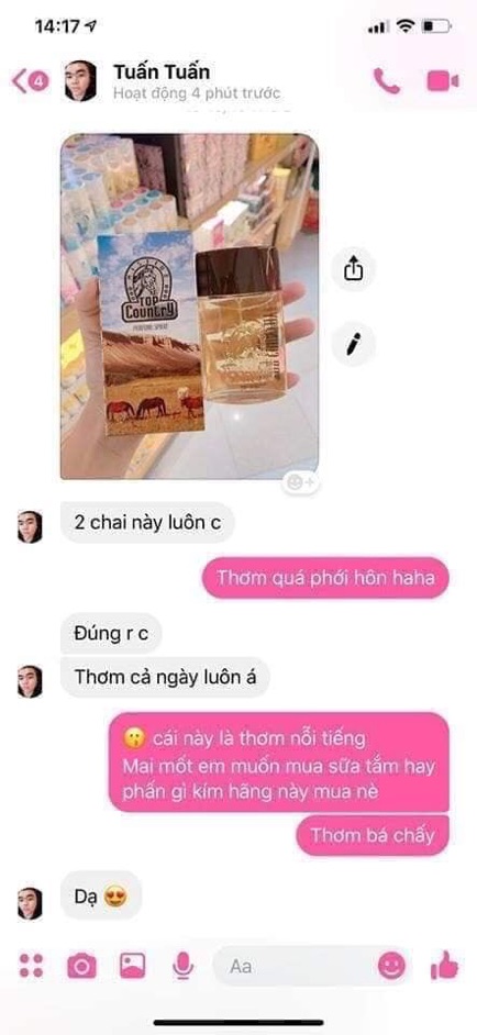 Nước hoa ngựa Top country Thái lan 50ml | Thế Giới Skin Care