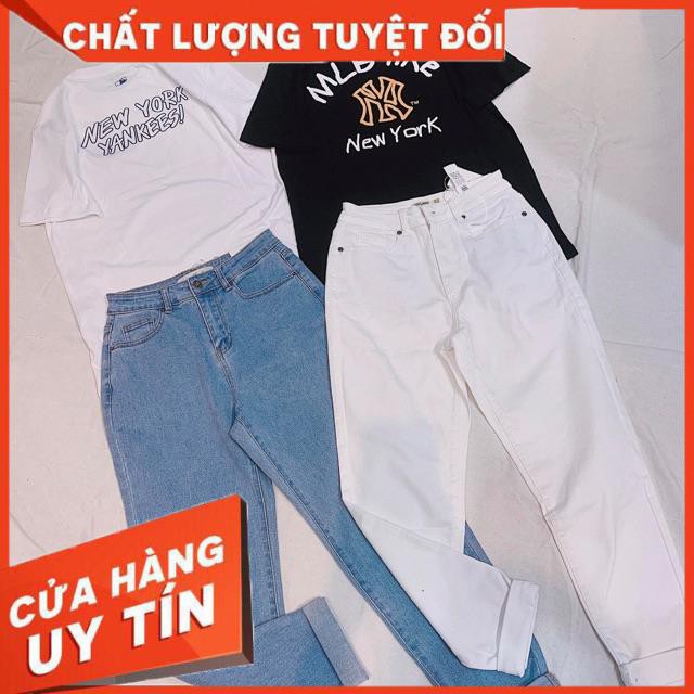 QUẦN BAGGY JEANS TRẮNG TRƠN VNXK HÀNG ĐẸP- có ảnh thật trải sàn