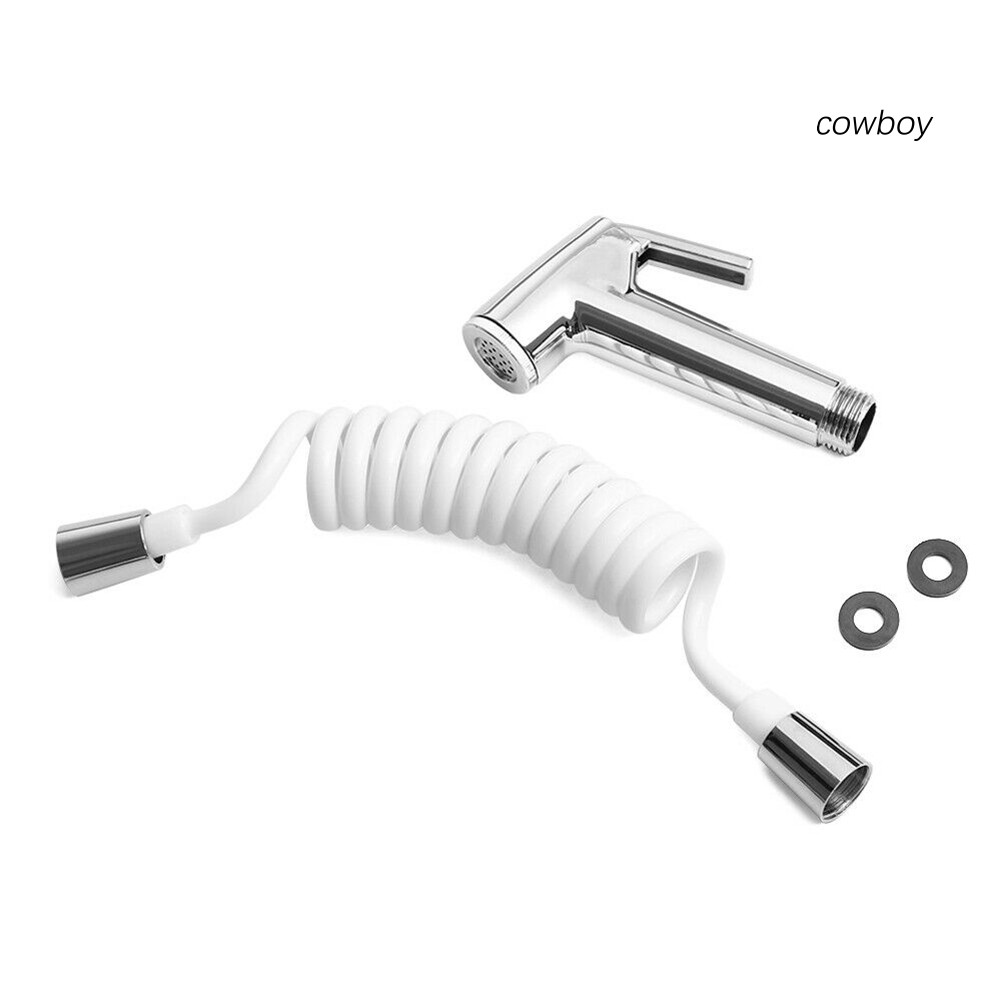 Vòi Xịt Toilet Cầm Tay Dạng Lò Xo Tiện Dụng Cho Phòng Tắm