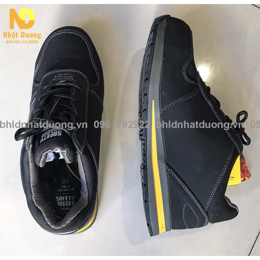 Giày bảo hộ lao động nam Safety Jogger Turbo S3 chịu nhiệt 300ºC chính hãng, Giầy lao động nam chống đinh thấp cổ