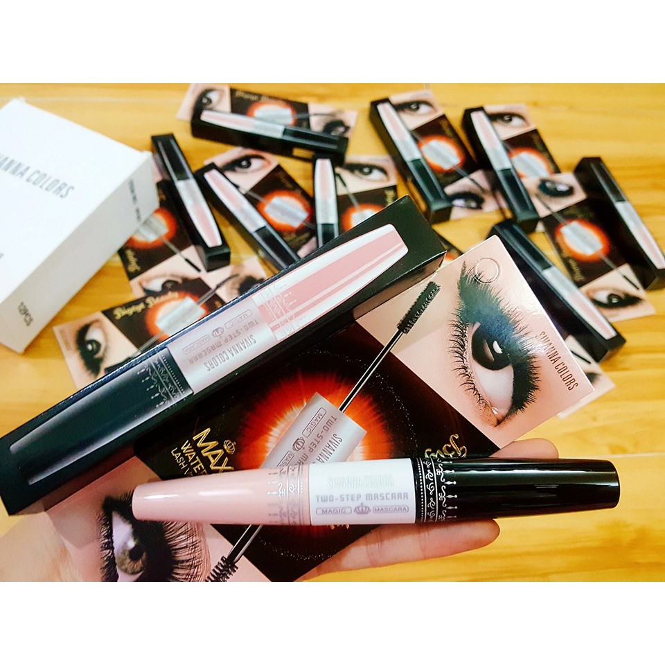 Mascara Chuốt Mi 2 Đầu Sivanna Colors Two-Step Bigeye Beauty Max Waterproof Lash Volume | BigBuy360 - bigbuy360.vn