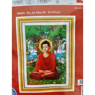 Tranh thêu phật Thích cả kt 41*57cm(hình thật)