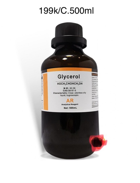 GLYCEROL 500ML . Nước pha mực xăm loại tốt