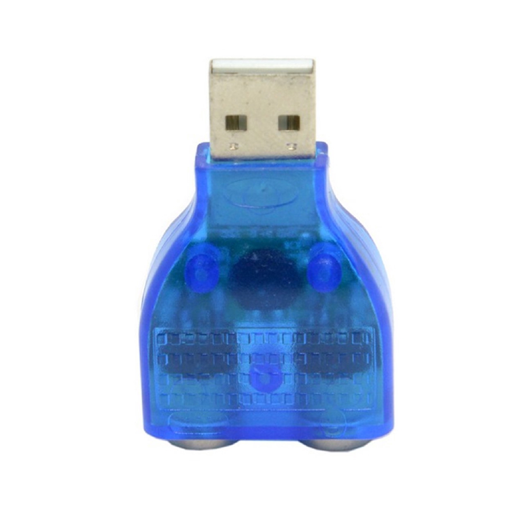 E 1pcs USB Male to Dual PS2 Female Adapter Converter Use For Keyboard Connector | BigBuy360 - bigbuy360.vn