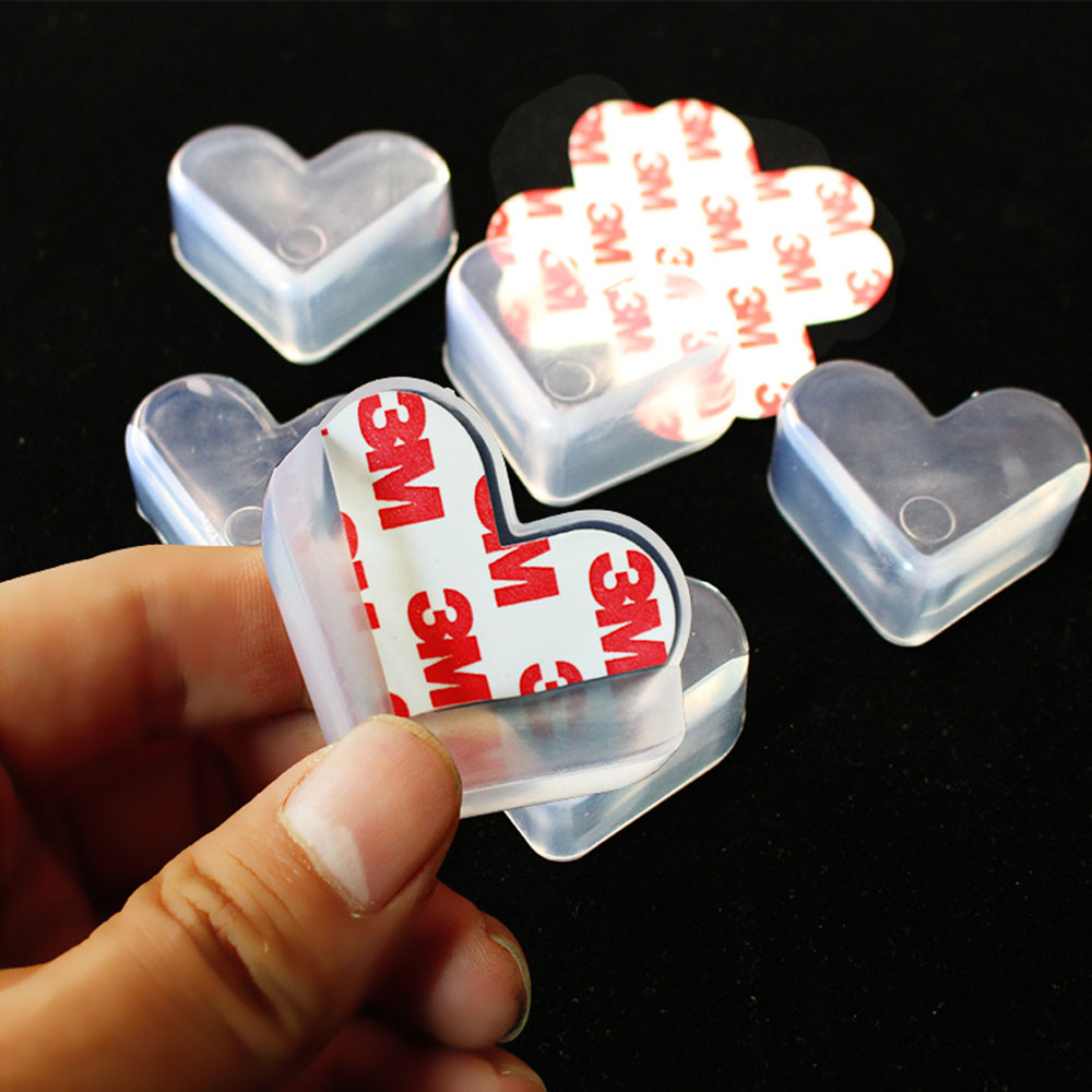 Bọc Góc Bàn Giữ An Toàn Cho Bé Chất Liệu Nhựa Pvc Màu Trong Suốt