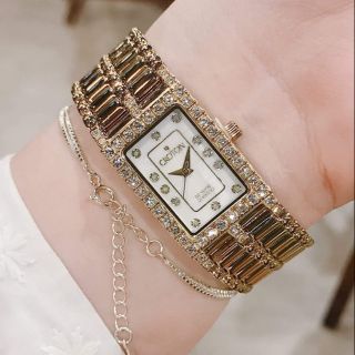 Đồng hồ nữ Croton mặt vuông đẹp xuất sắc