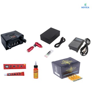 Combo Máy Pen Gù Cùng Bộ Nguồn Phổ Thông - Tặng kèm kim,ngòi,mực tập