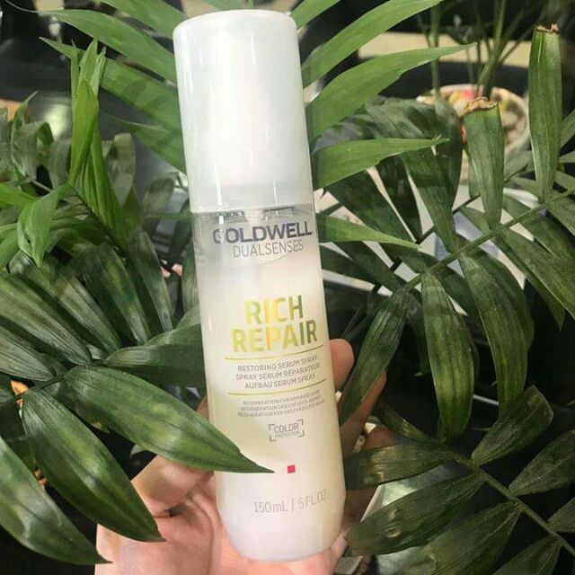 Xịt dưỡng xã khô bảo vệ nhiệt cho tóc goldwell 150ml
