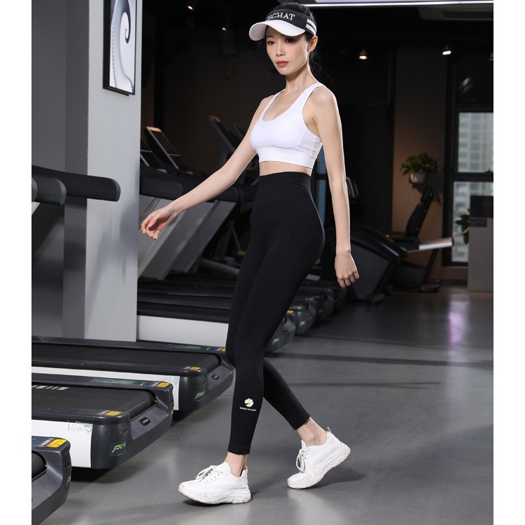 Quần legging nữ nâng mông, quần legging cạp cao co giãn 4 chiều | BigBuy360 - bigbuy360.vn