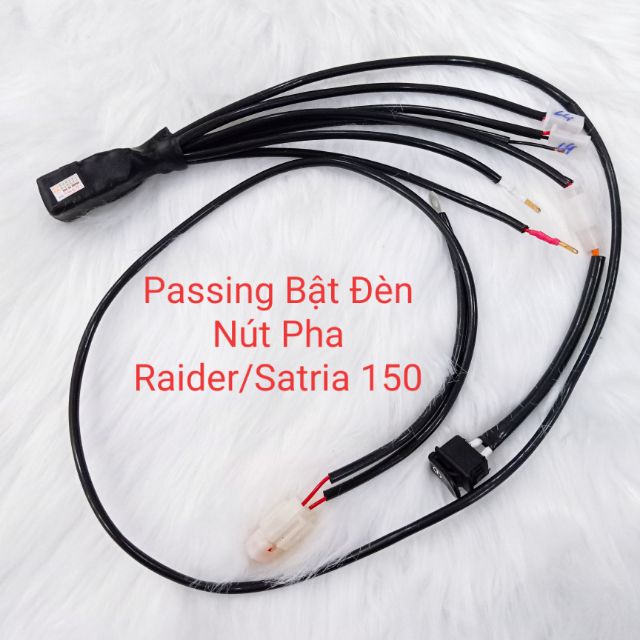 Mạch Passing Tích Hợp Bật Đèn Nút Pha Cho Satria/Raider 150 Fi