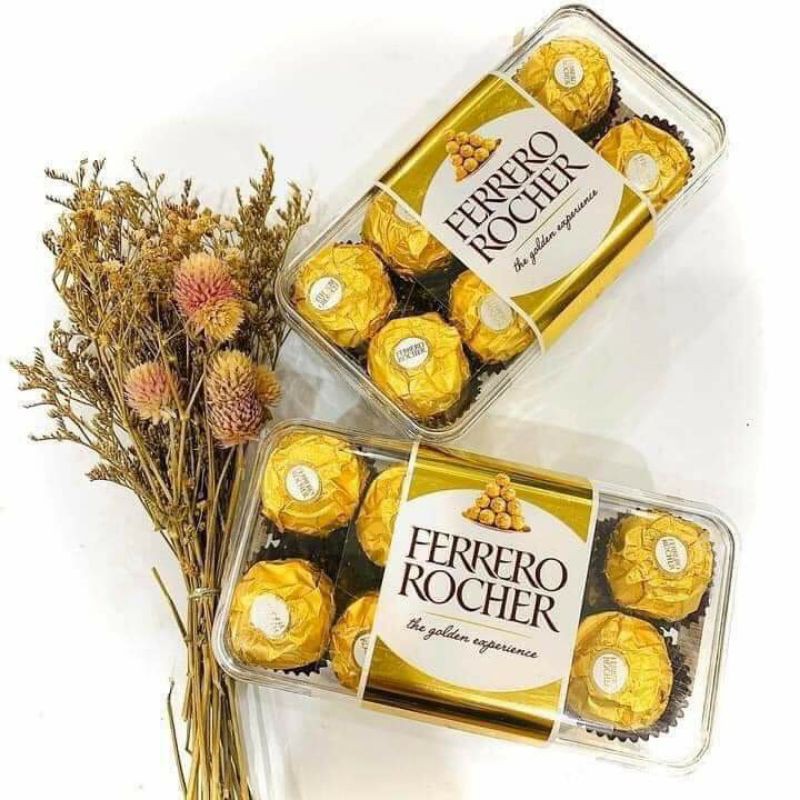 Combo 2 hộp FERRERO ROCHER 200g date 7/8/2023