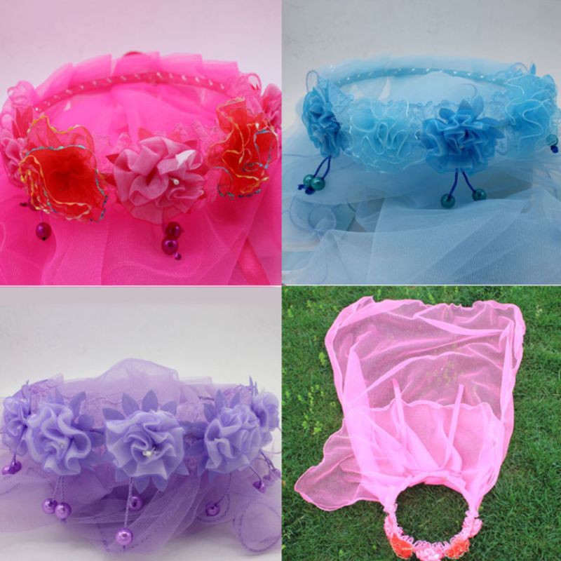 Vòng hoa công chúa cài tóc cô dâu