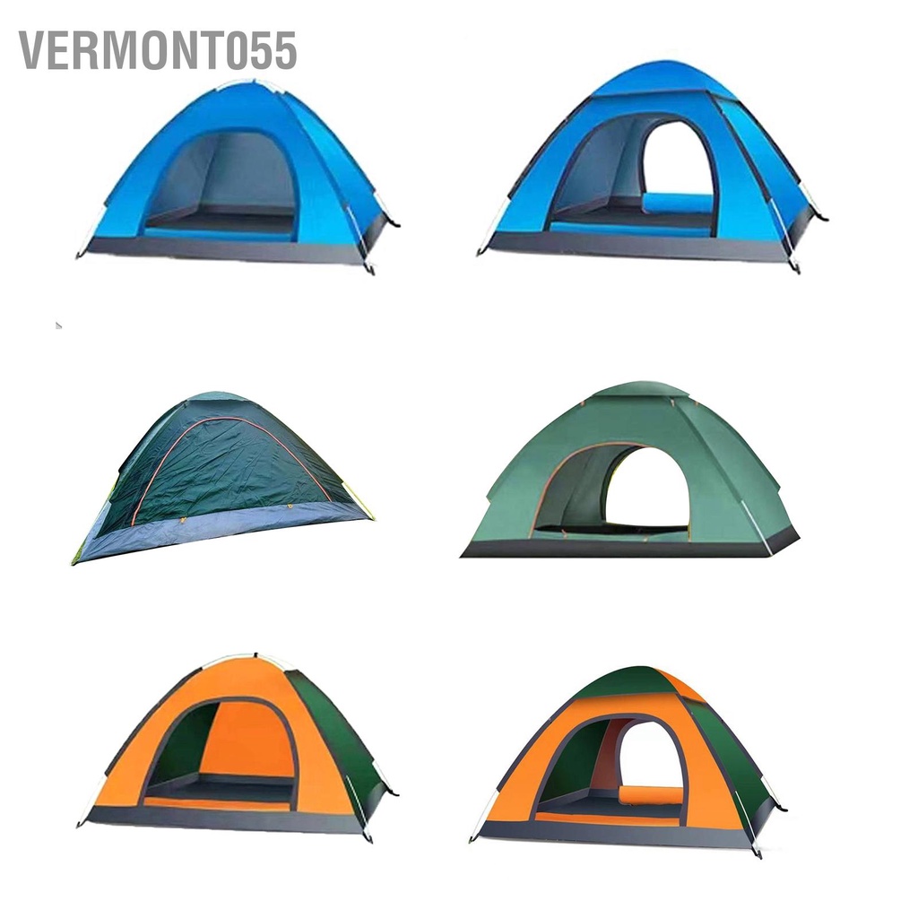 Có thể bán buôn Lều cắm trại du lịch tự bung dành cho 2-3 người đi dã ngoại  lớp chống thấm, chống muỗi vermont055 Hàng giao ngay