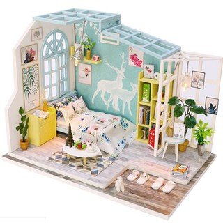 Nhà Búp Bê DIY - Phút Giây Bình Yên S922 (Tặng Keo + Mica + Dụng cụ)