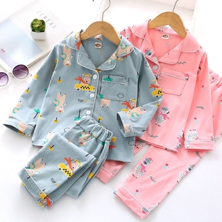 Bộ pijama thô lụa mềm mịn 10 mẫu cho bé trai bé gái XHN414