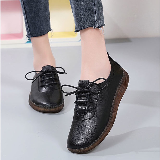 Giày Búp Bê Da Mềm Chống Trượt Thời Trang Cho Nữ