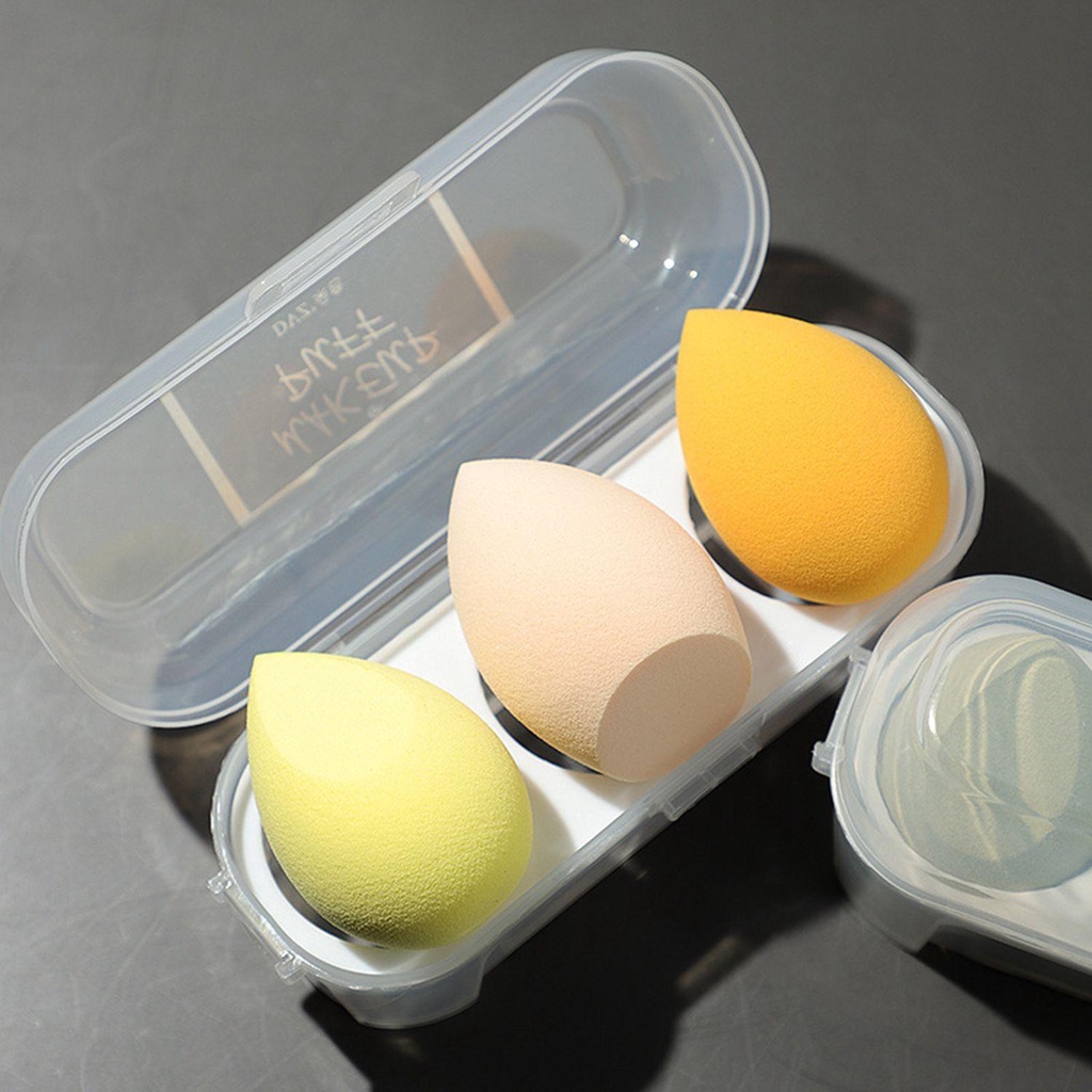 PATH Set 3 Mút Tán Kem Nền Trang Điểm Có Thể Tái Sử Dụng