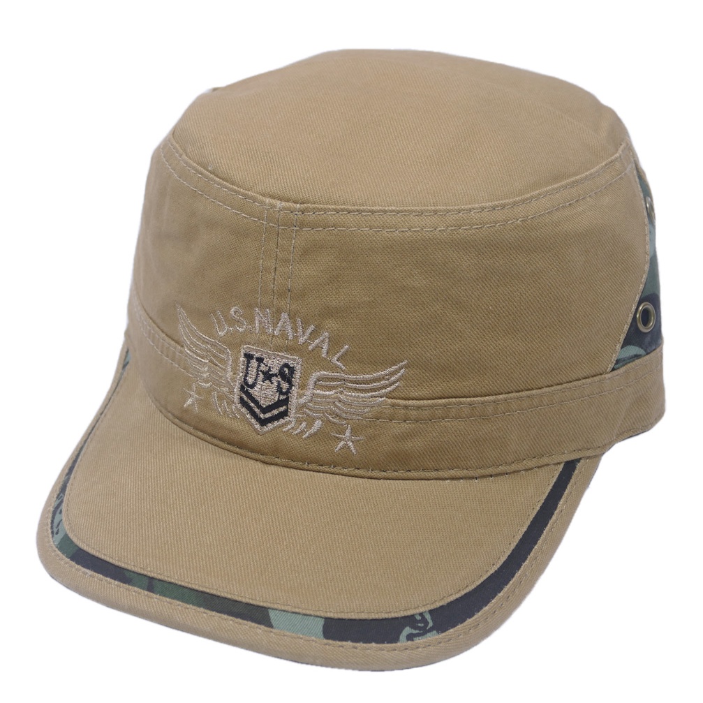 [ Nhiều màu ]Nón kết đầu bằng bít đuôi US Naval vá lính - có may thun phía sau giúp giữ chặt nón và tăng size vòng đầu