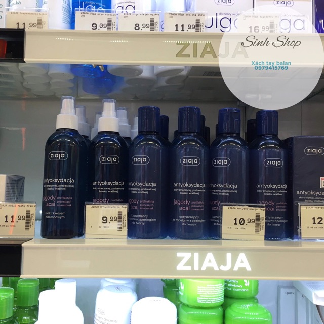 Nước hoa hồng Việt quất ziaj jagody acai balan