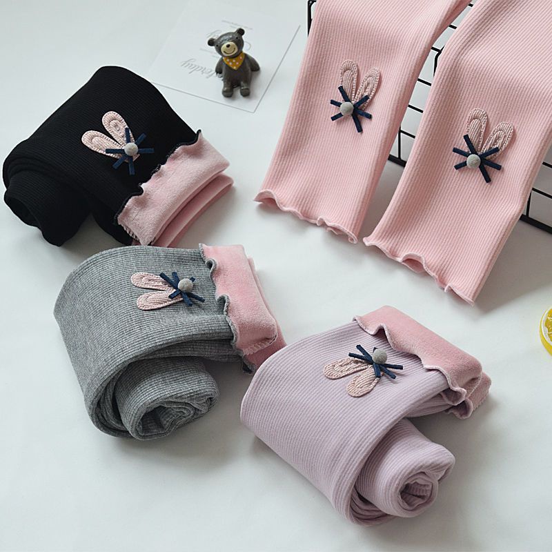 Quần tất cho bé, legging bé gái từ 2 đến 8 tuổi lửng len dăm  nhiều màu phong cách hàng quốc Hàn Quốc COLOR KIDS.