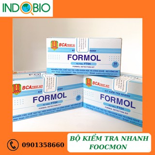 Kit kiểm tra nhanh foocmon ft04 bca - việt nam