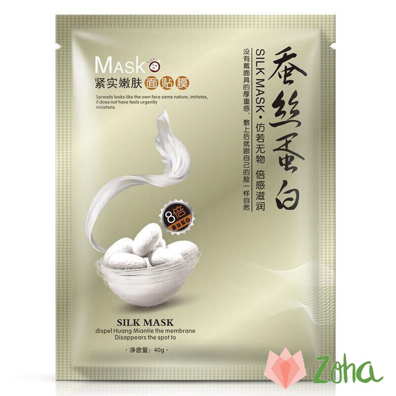 Mặt nạ dưỡng da mụn cấp ẩm thải độc tơ tằm ONE SPRING SILK MASK dưỡng trắng giảm thâm Zoha