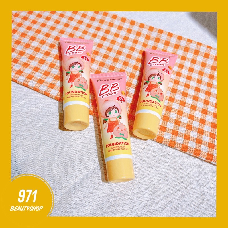 KEM NỀN CHE KHUYẾT ĐIỂM CHỐNG NẮNG SPF 45 KISS BEAUTY | BigBuy360 - bigbuy360.vn