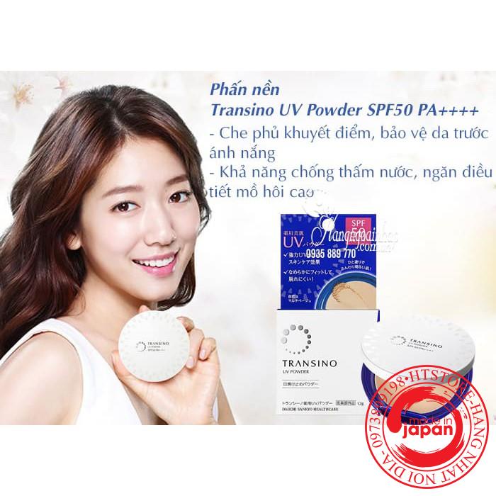 Phấn Phủ Transino UV Powder SPF50 PA++++ 12g Nhật Bản